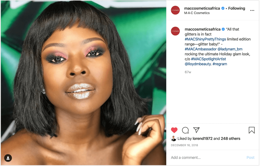 Regrammed influencer content secured through product drops, events, partnerships and relationship building