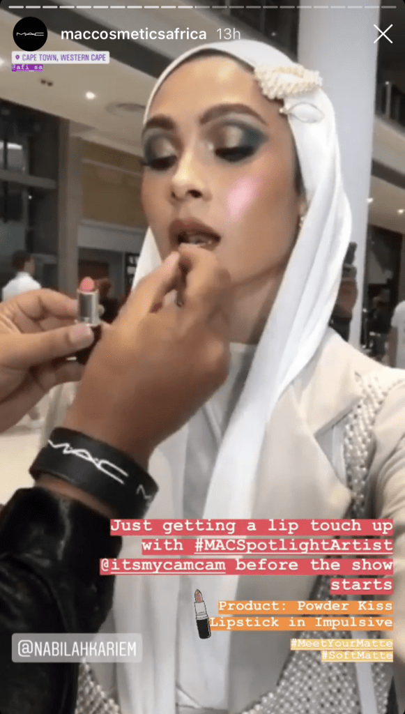 User generated and influencer content earned at the public activation and through product seeding